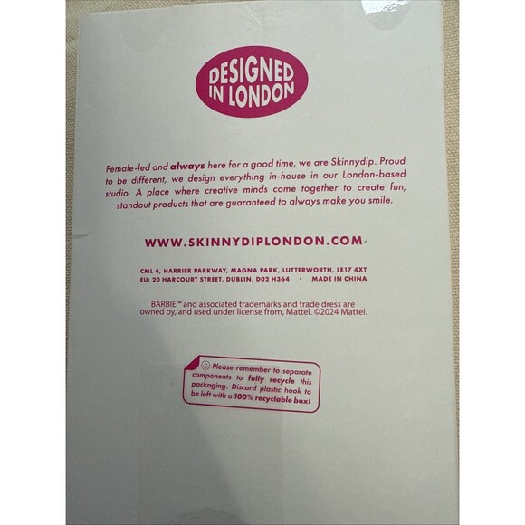 Barbie Pink Skinny Dip  iPhone 13 & 14 PRO MAX 3D Rubber Shockproof Case New - Picture 4 of 4